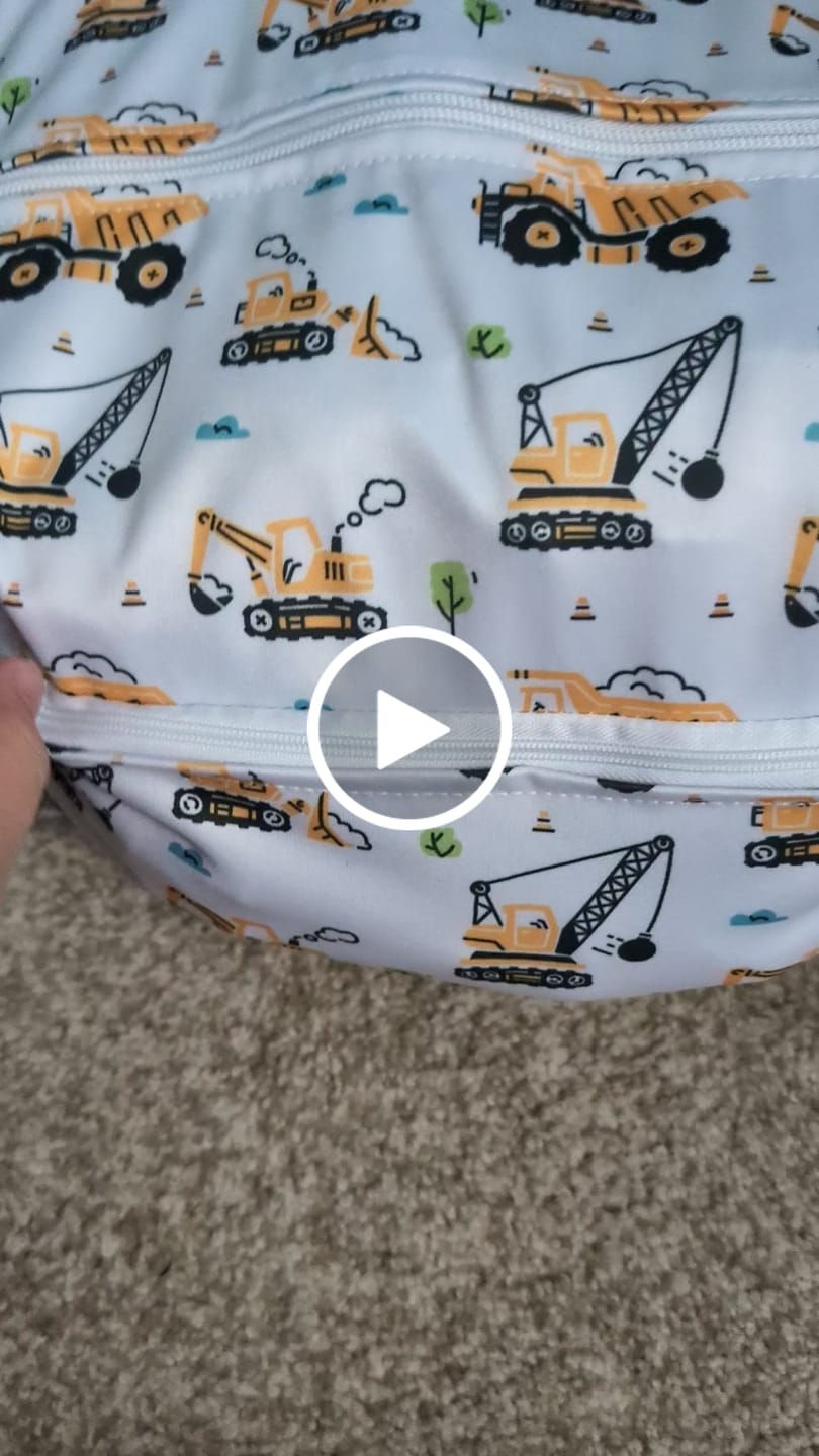 Customer video review of Travel Diaper Pod – Water-Resistant Wet/Dry Bag and Travel Organizer