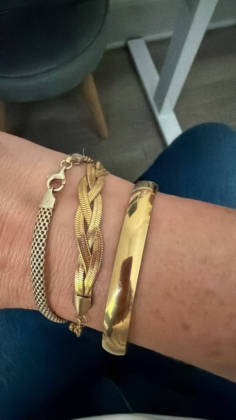Customer photo review of Marbella Cuff Bracelet (Bundle)