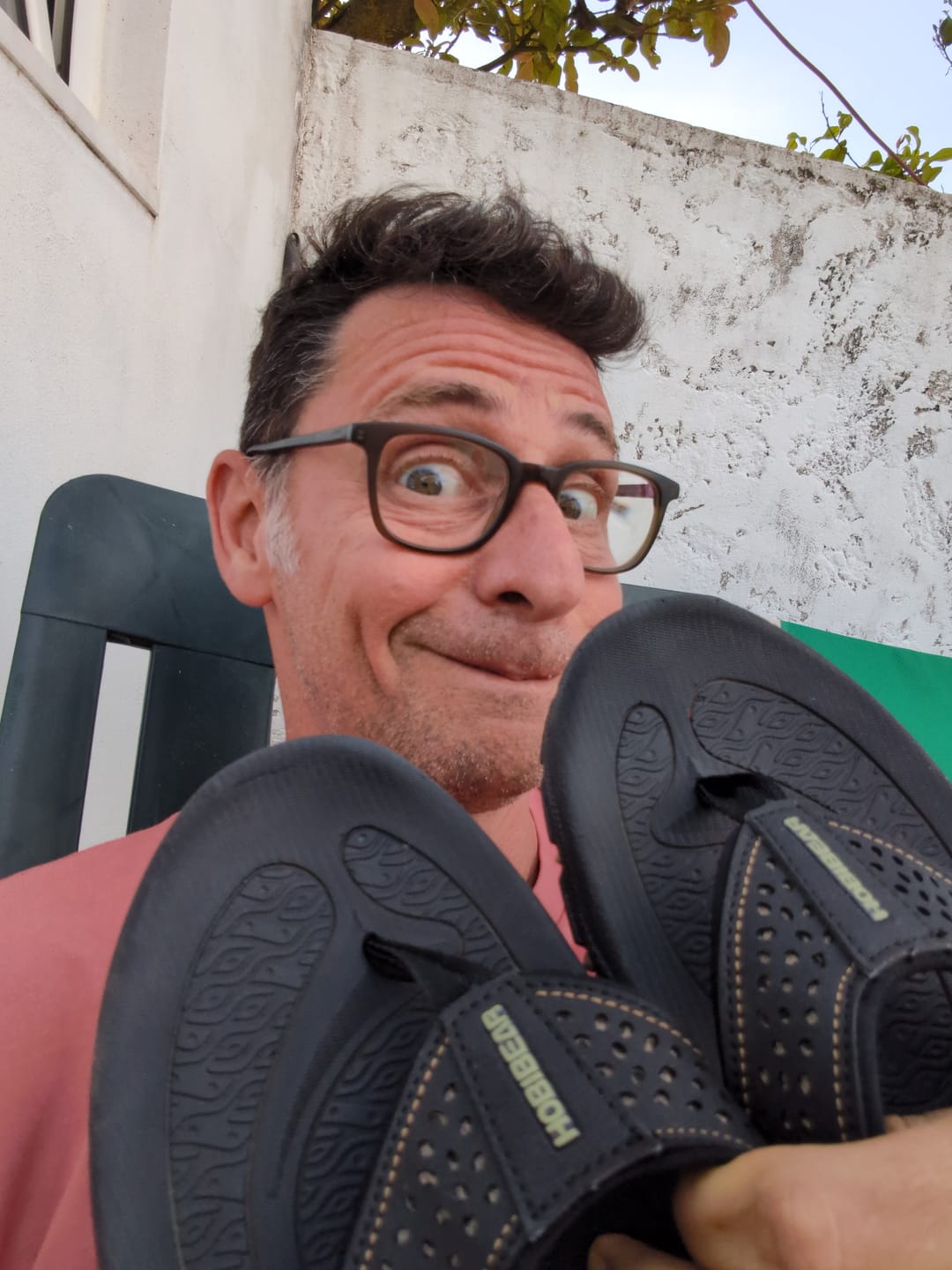 Customer photo review of Ramble Lite - Wide Toe Slippers