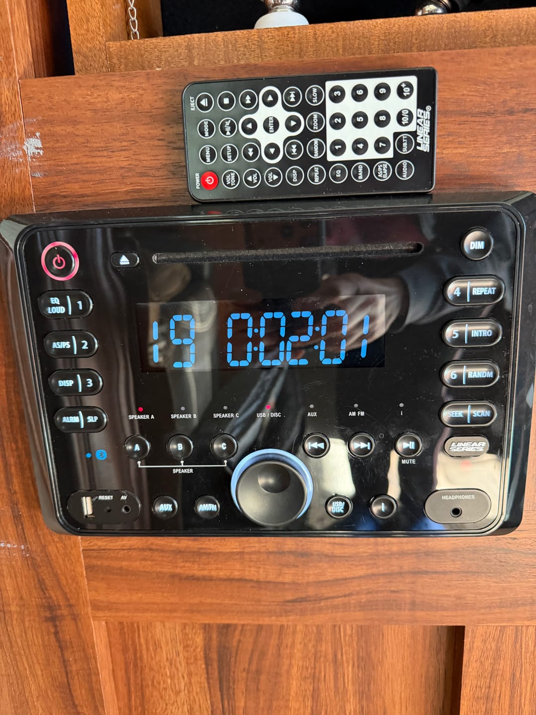 Customer photo review of Linear Series RC5080 | Remote for RV5070/RV5080/RV5090 Wall Mount Radios