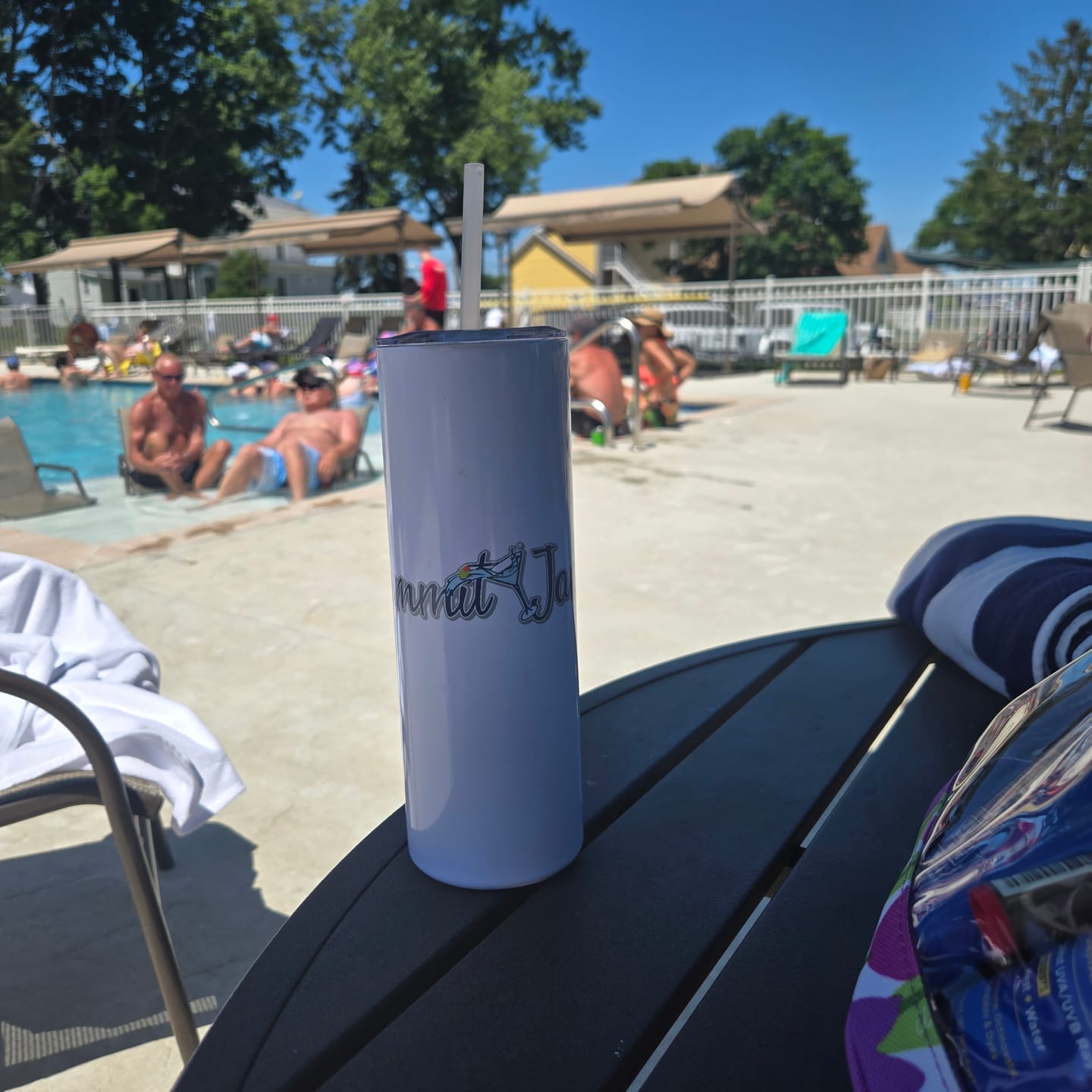 Customer photo review of Custom Skinny Tumblers