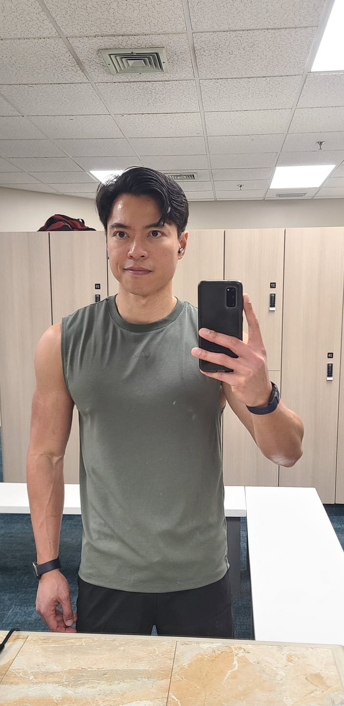 Customer photo review of Core Sleeveless Athletic Tank