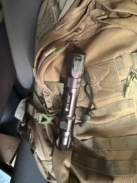 Customer photo review of NOVA P90 High Intensity Survival Flashlight