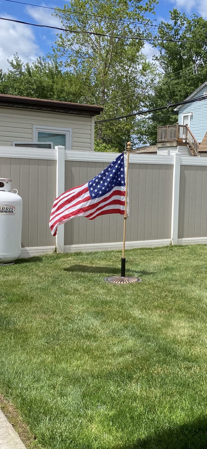 Customer photo review of 16" x 24" American Flag