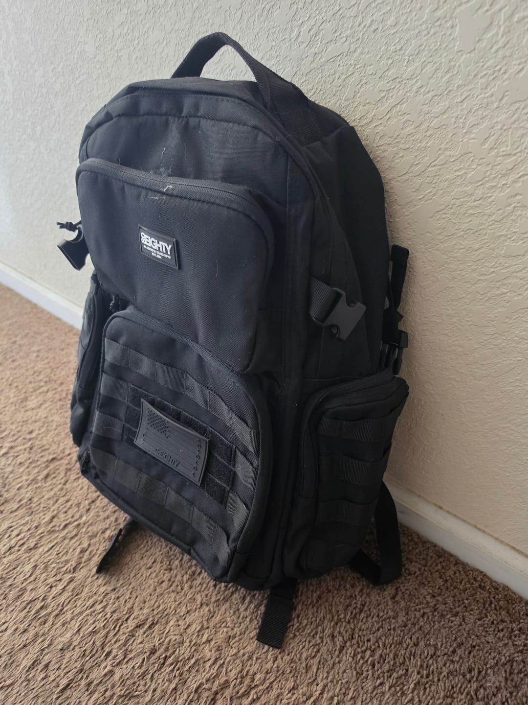 Customer photo review of 80Eighty® Commando Raven Backpack