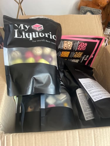 Customer photo review of Mixed Chocolate Coated Liquorice
