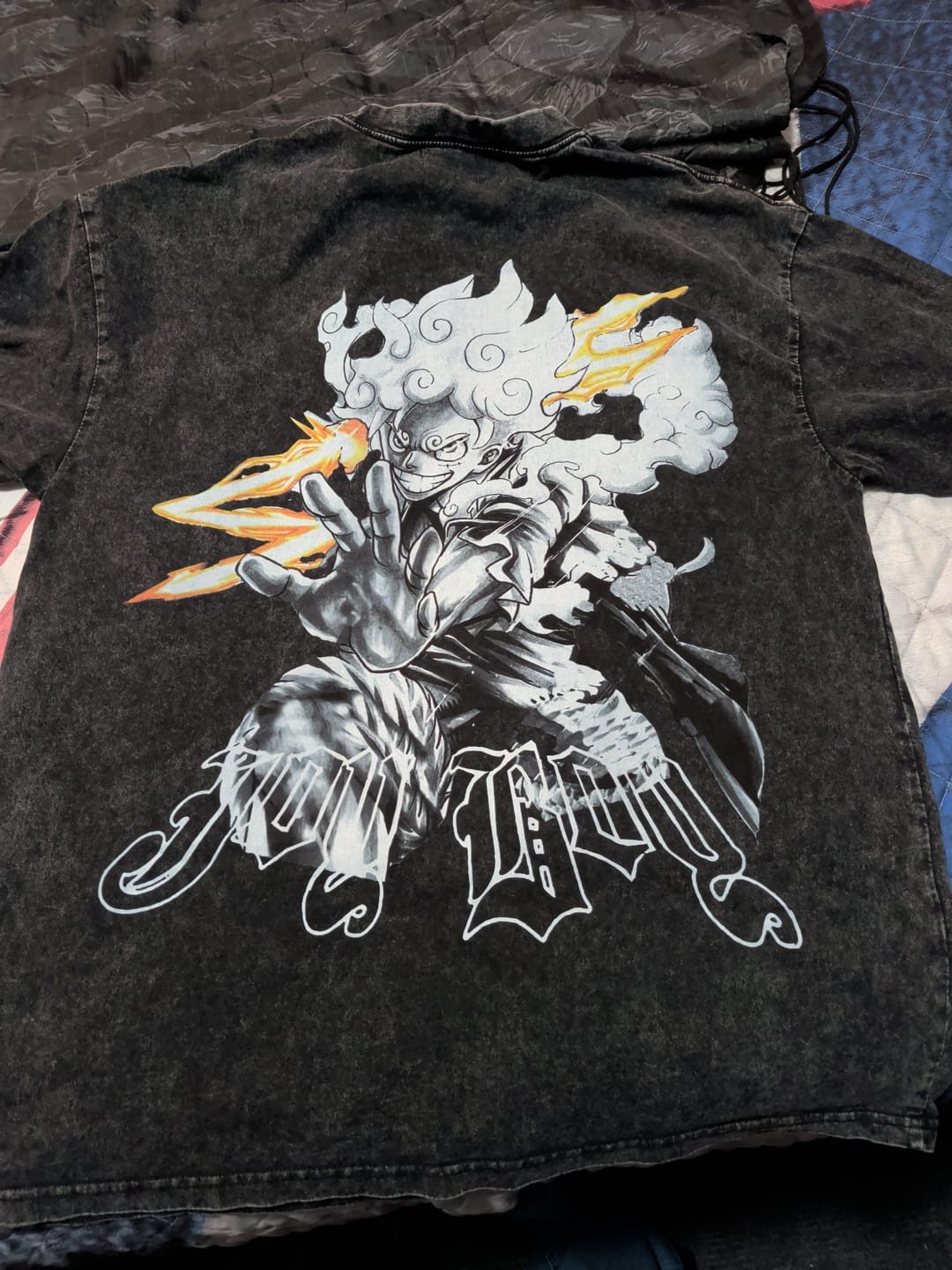 Customer photo review of SUN GOD VINTAGE OVERSIZE TEE