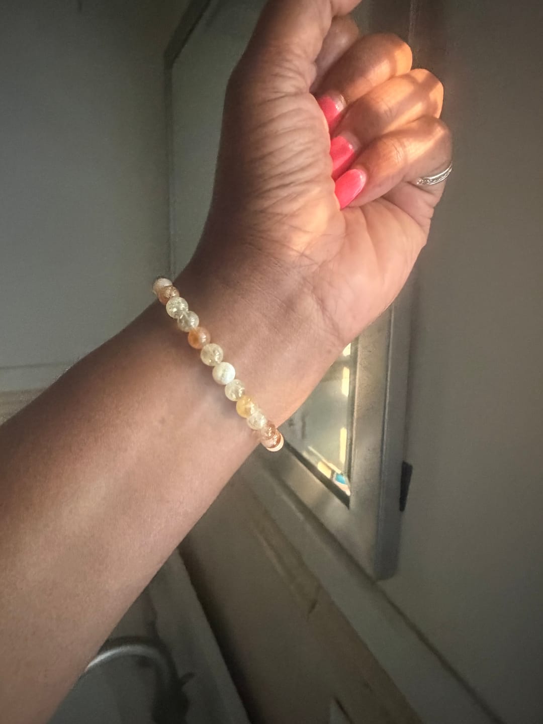 Customer photo review of Fortune Citrine Power Crystal Bracelet