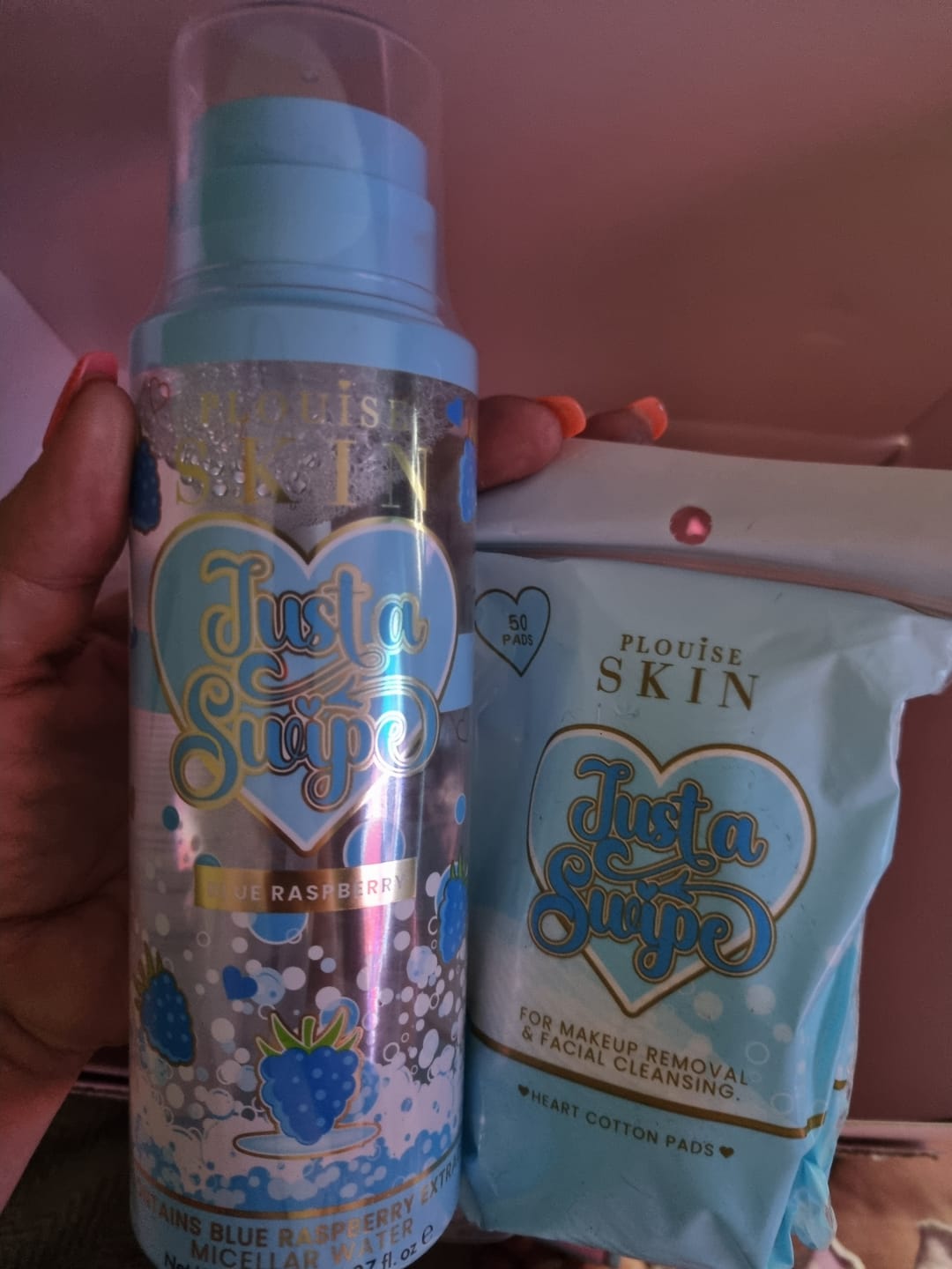 Customer photo review of The Ultimate Cleanse Micellar Water & Cotton Pad Duo
