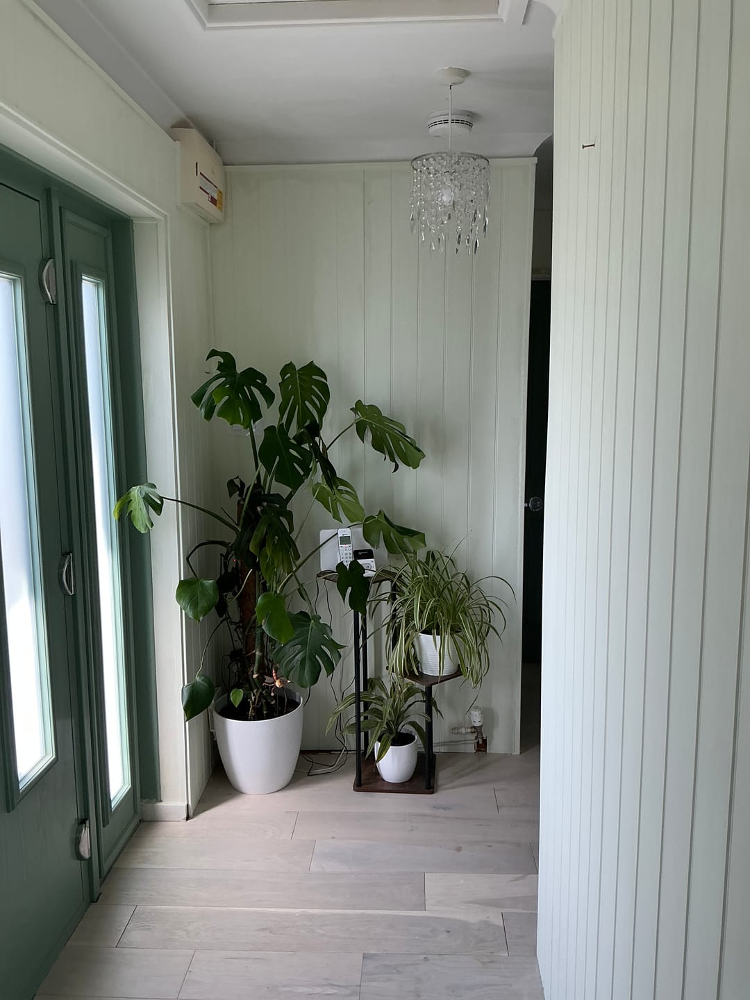 Customer photo review of Legacy Beaded Tongue & Groove Paintable MDF Panel