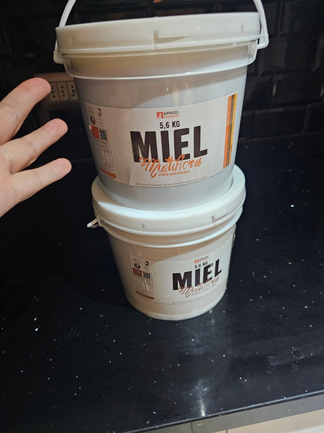 Customer photo review of Balde Miel Multiflora de La Región de Los Lagos 5,6 kilos