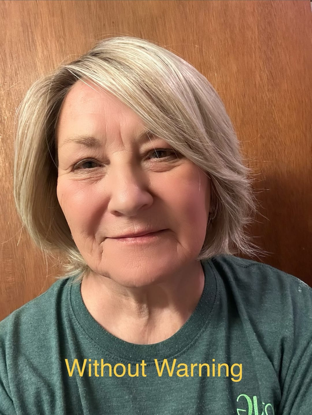 Customer photo review of WITHOUT WARNING - Sandy Blonde