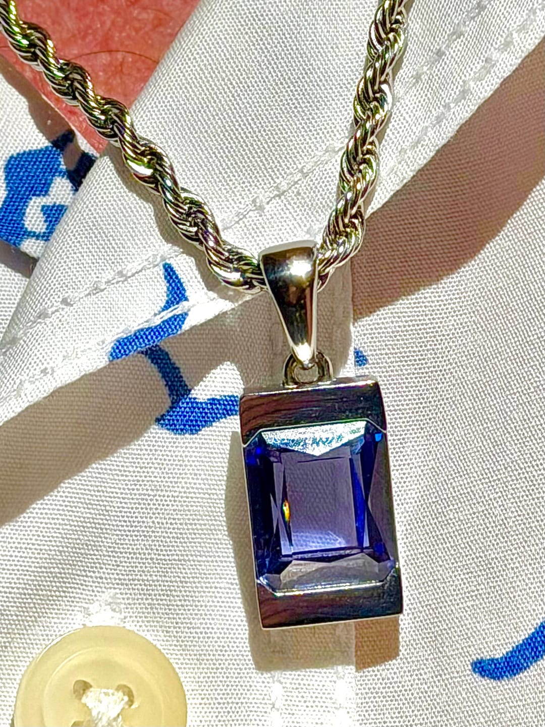 Customer photo review of Chip - Tanzanite