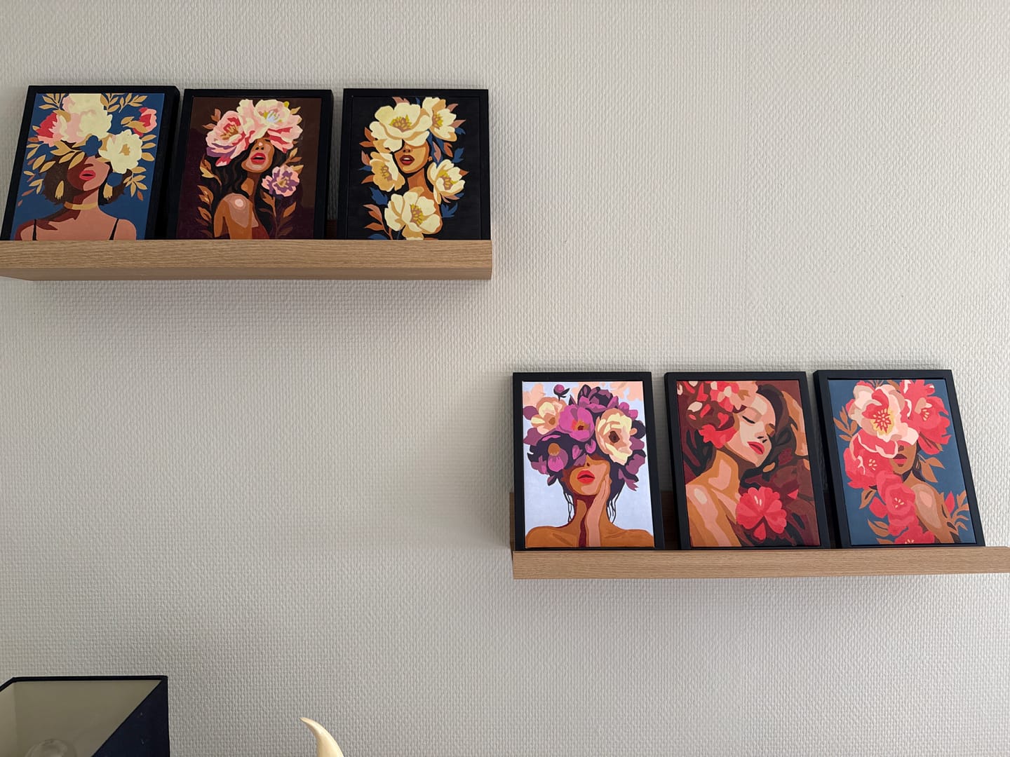 Customer photo review of 6 Mini Paintings | Bloemendames Set