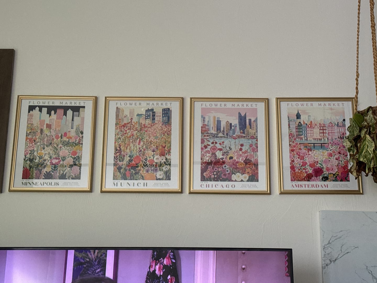 Customer photo review of Minneapolis Flower Poster