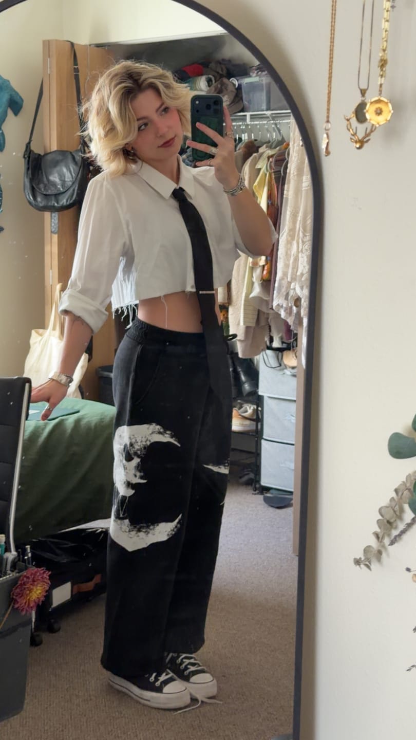Customer photo review of SUNNY & LUNA LOUNGE PANTS