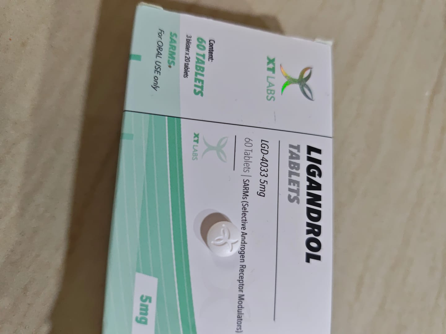 Customer photo review of LIGANDROL | Ligandrol (LGD-4033) 5mg 60 tabs