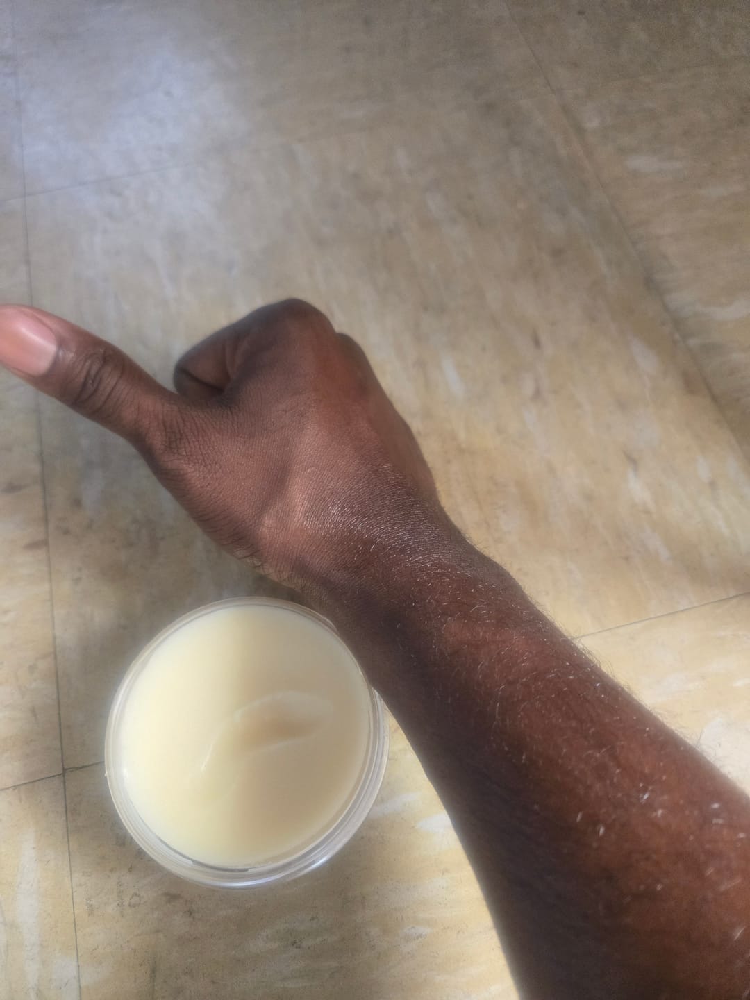 Customer photo review of (NEW) BODY GLAZE: DRUNKEN PEACH