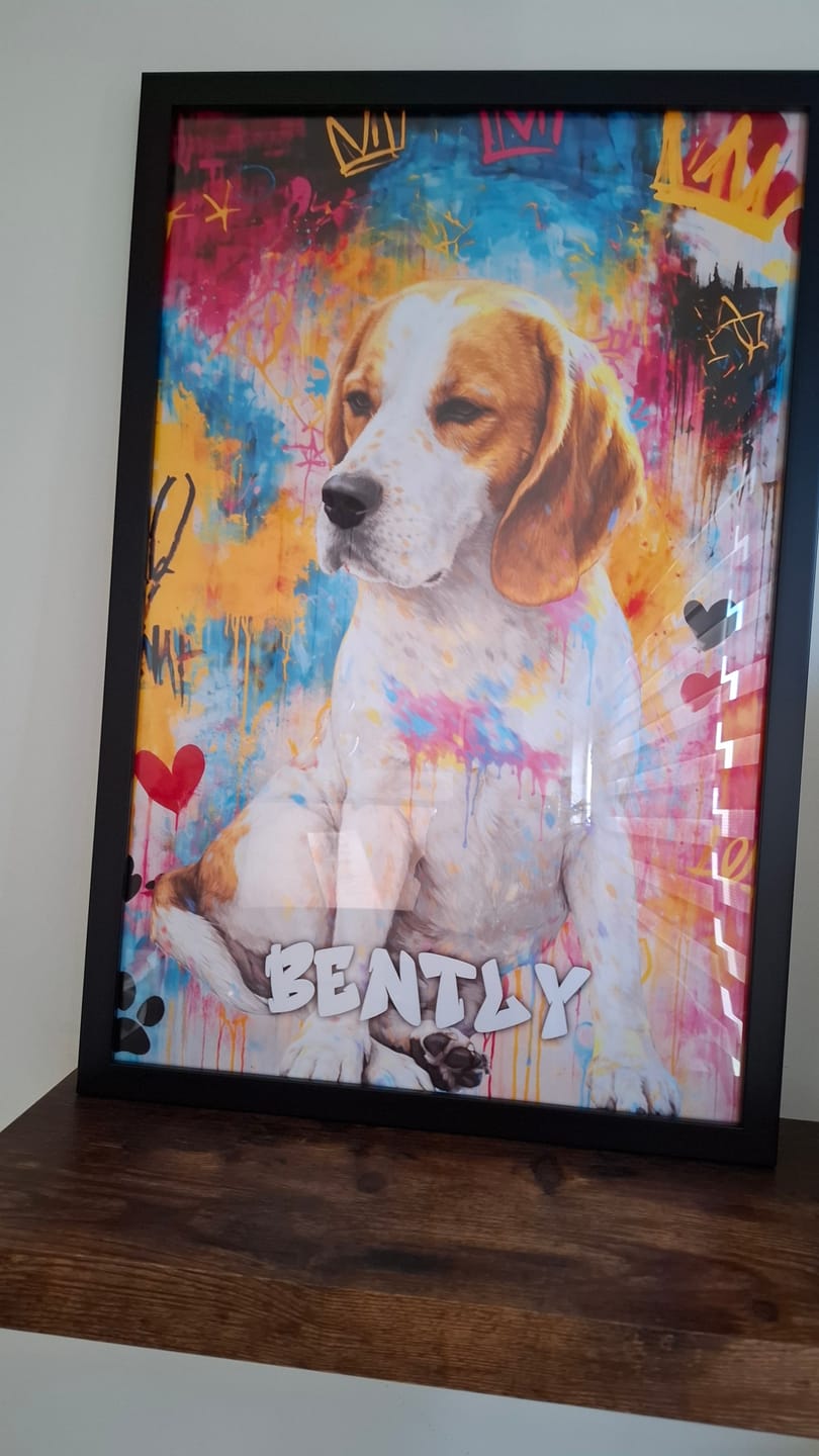 Customer photo review of Graffiti - Gepersonaliseerde Poster