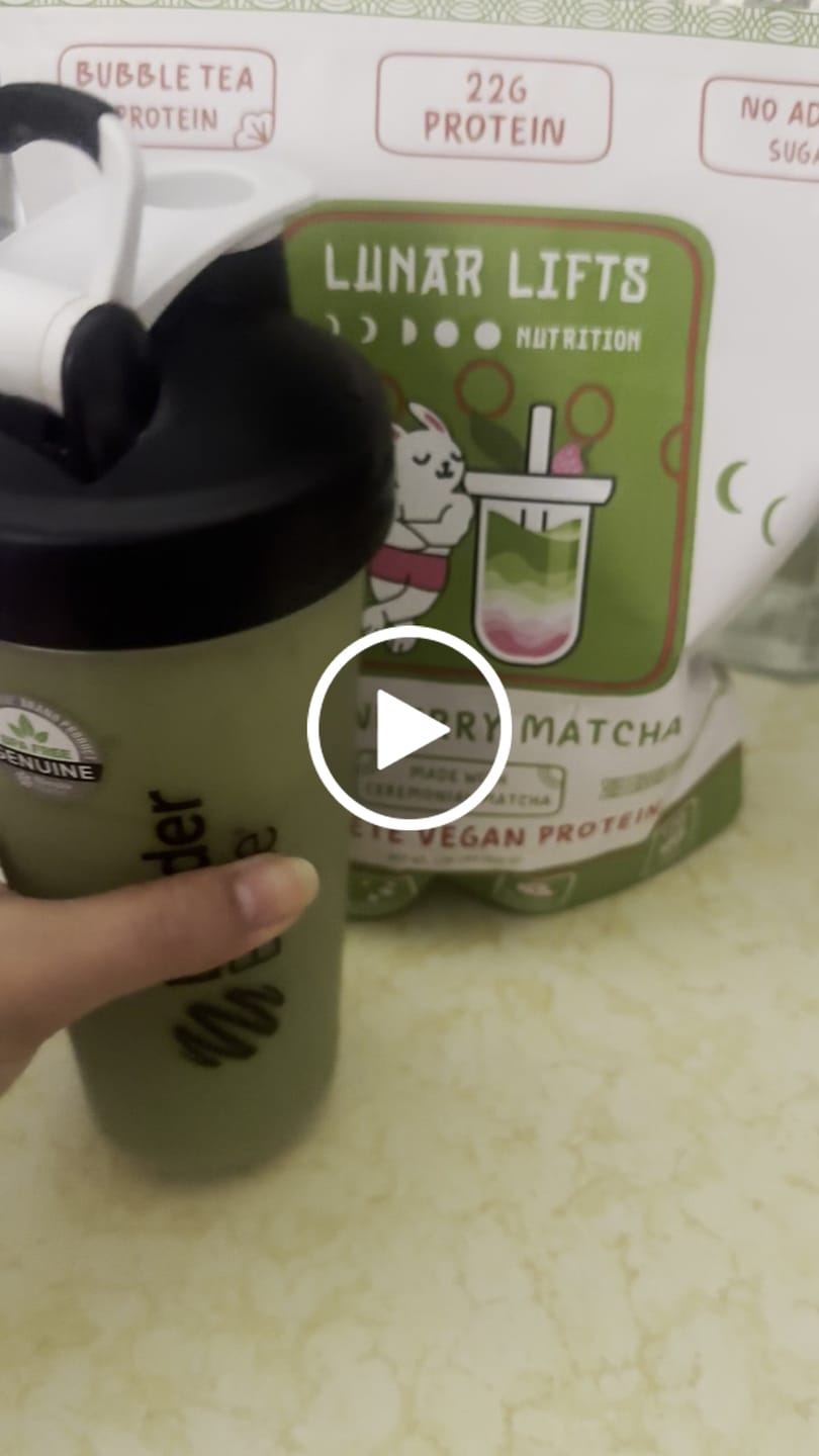 Customer video review of Strawberry Matcha - Vegan