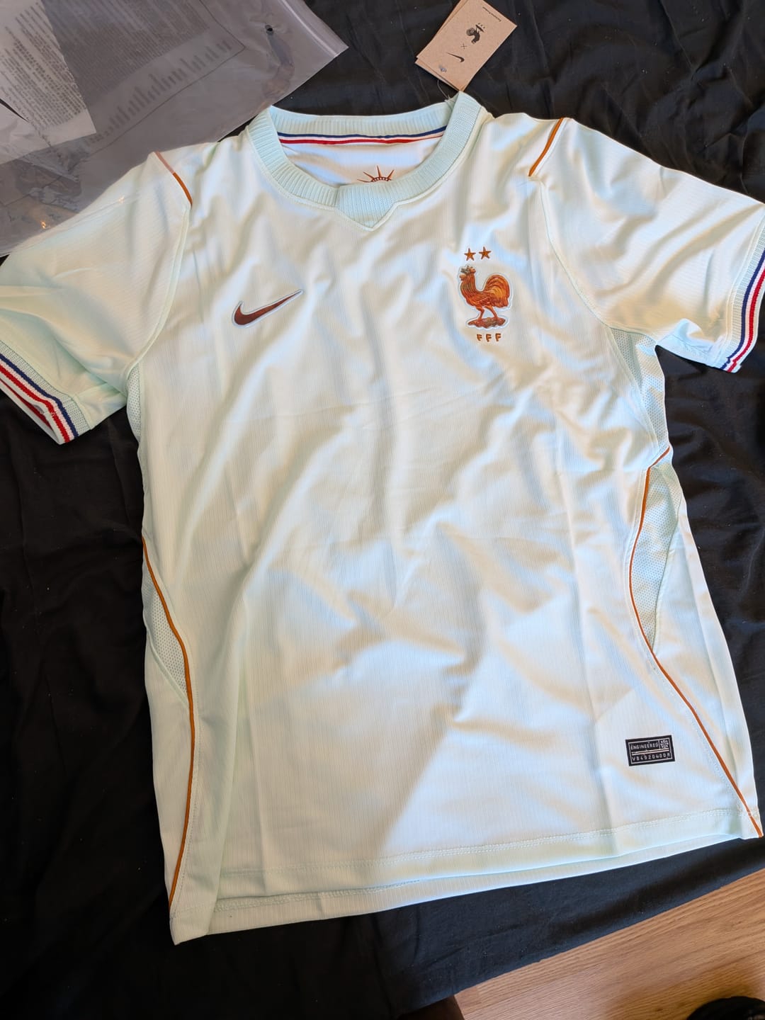 Customer photo review of Maillot France extérieur Coupe du monde 2026