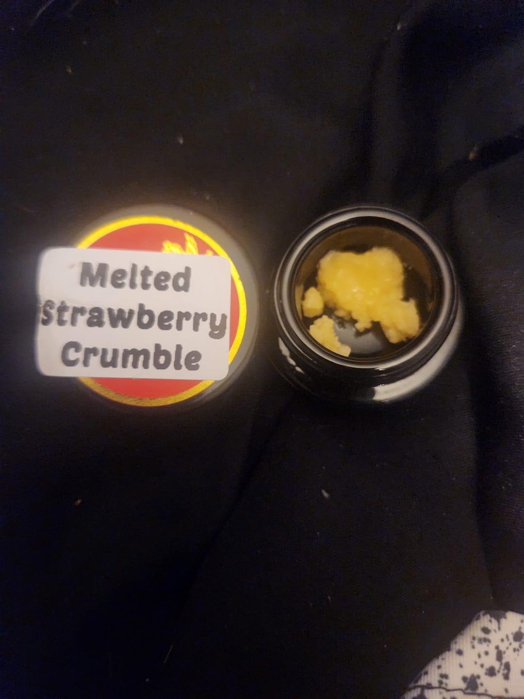 Customer photo review of Melted Strawberry Crumble