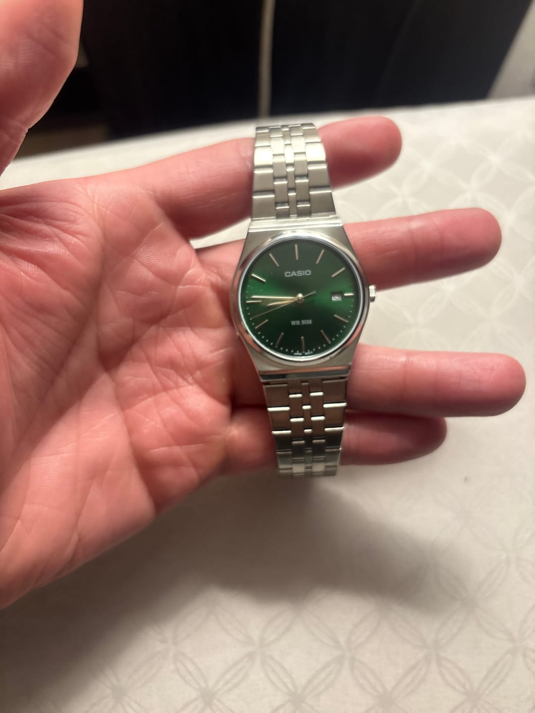 Customer photo review of Reloj Casio Análogo MTP-B145D-3AV Verde 35mm