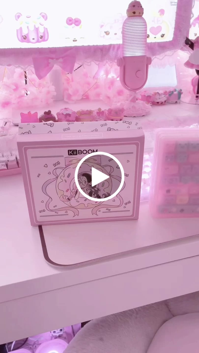 Customer video review of KiiBOOM Meow Pudding PC Keycap Set