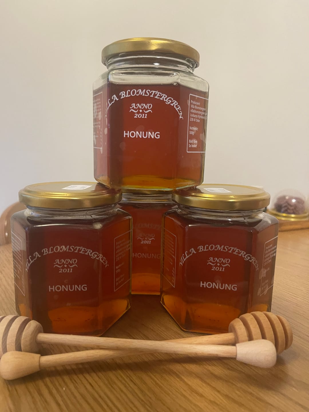 Customer photo review of Flytande honung 2 kg (4×500 g) – Svensk RAW honung