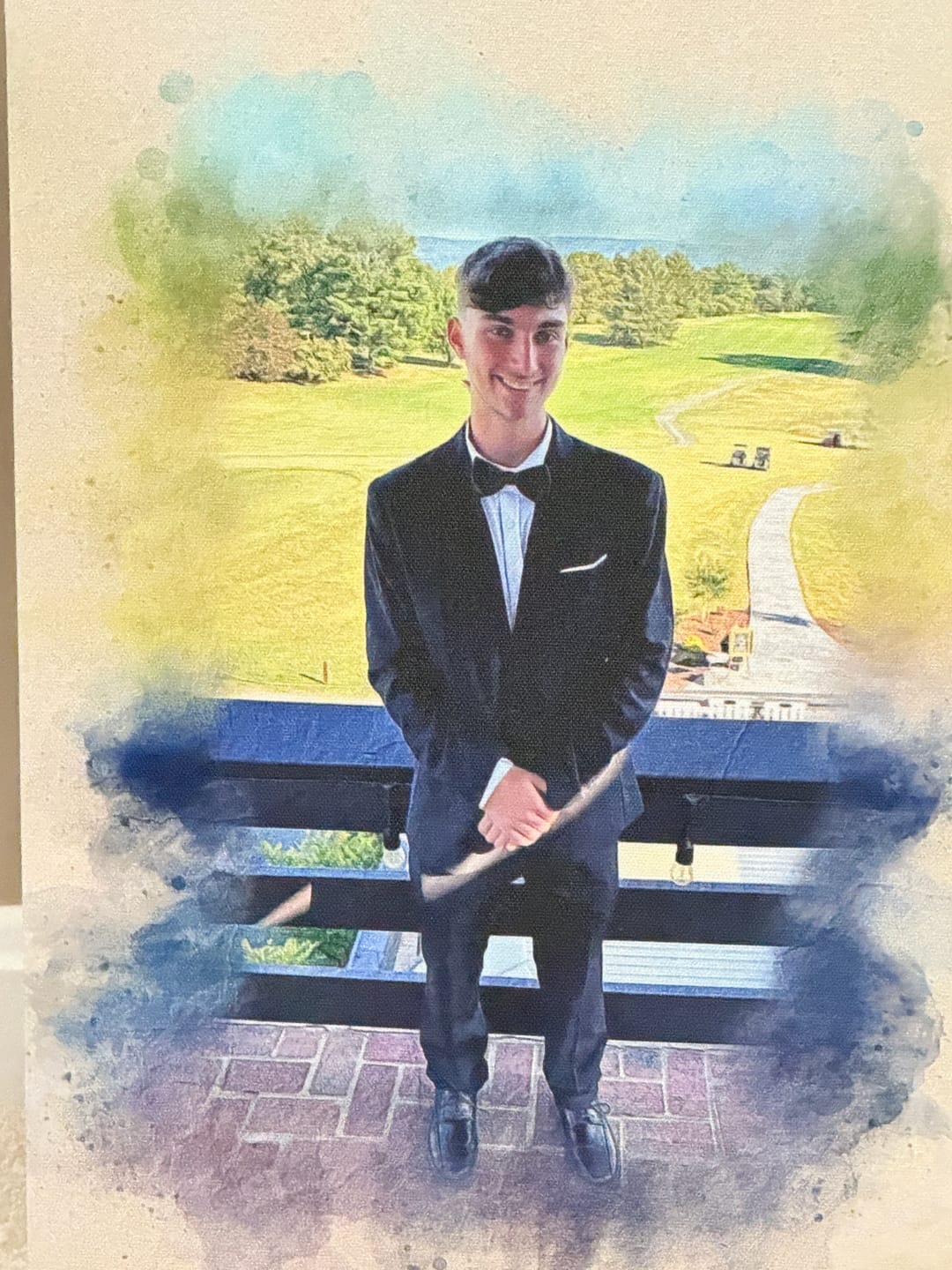Customer photo review of Personalized photo Painting