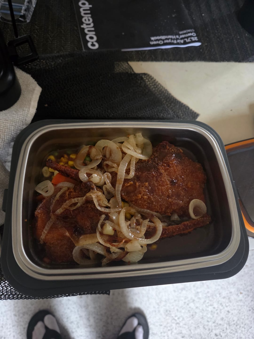 Customer photo review of Explorer Heating Lunchbox™ - Portable And Convenient