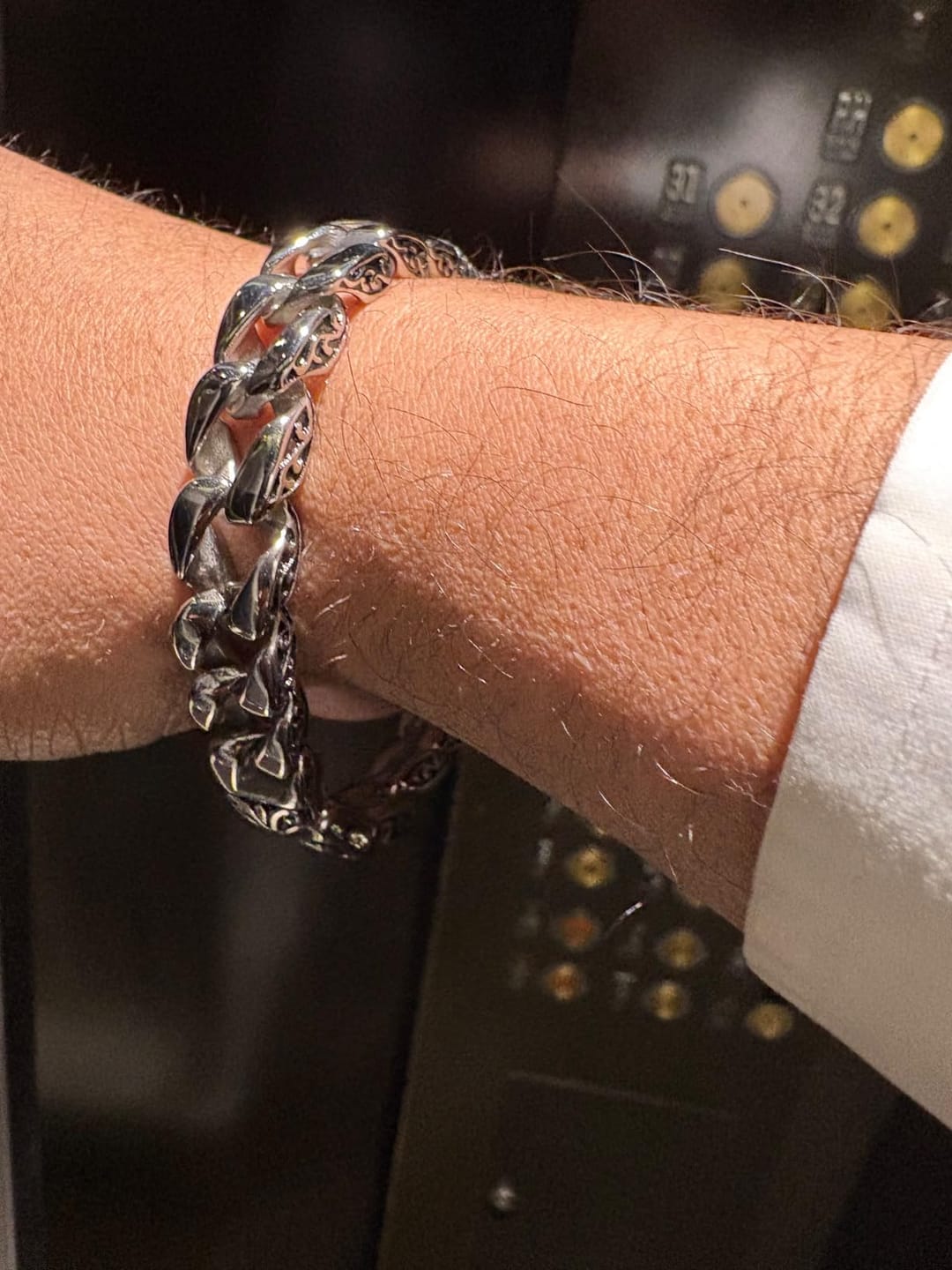 Customer photo review of Nordic Totem Cuban Bracelet