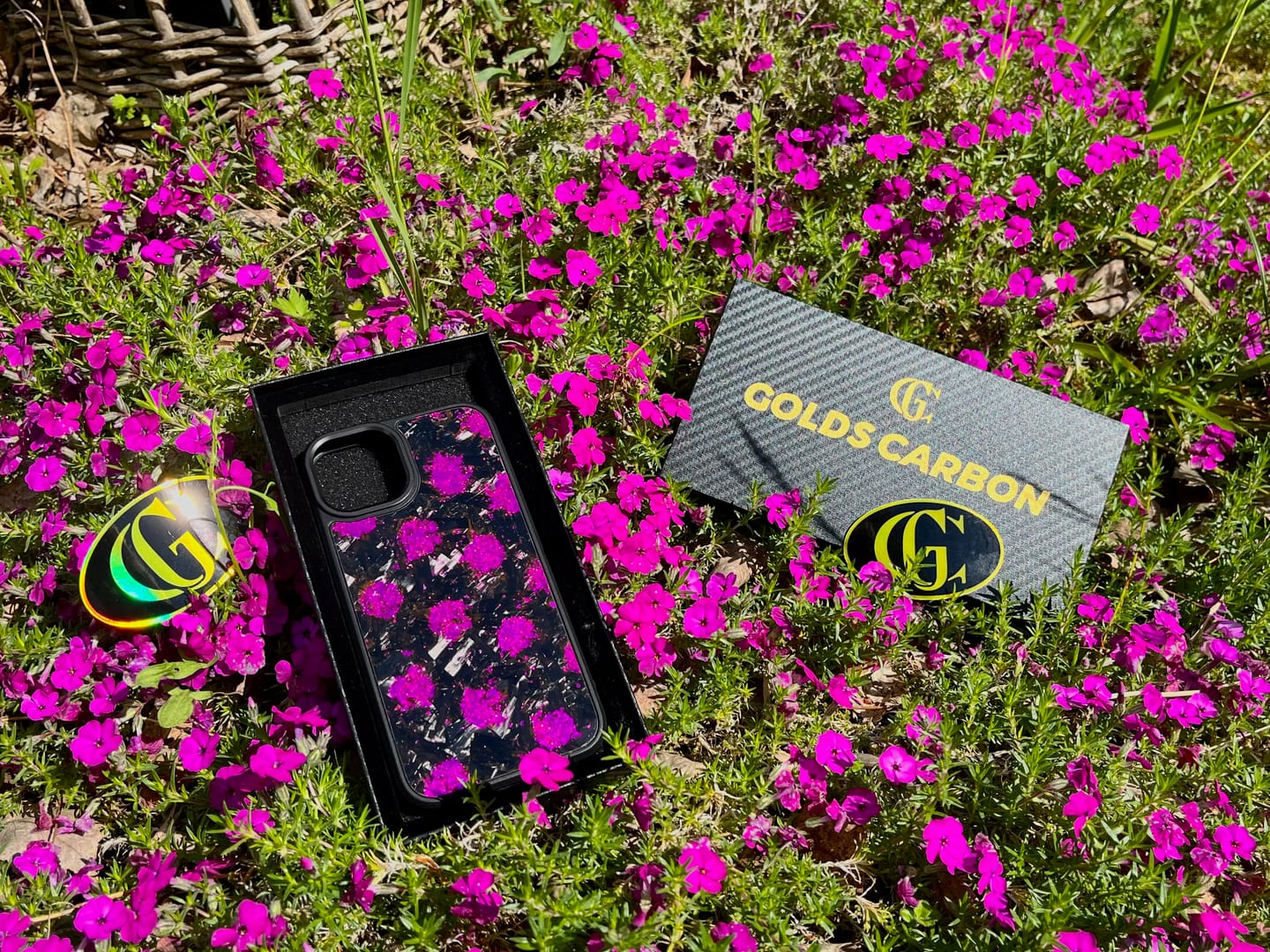 Customer photo review of Forged Carbon Case Purple