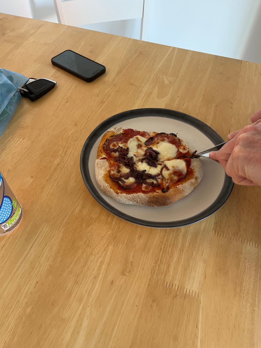 Customer photo review of Sourdough Pizza Dough Balls (Frozen)