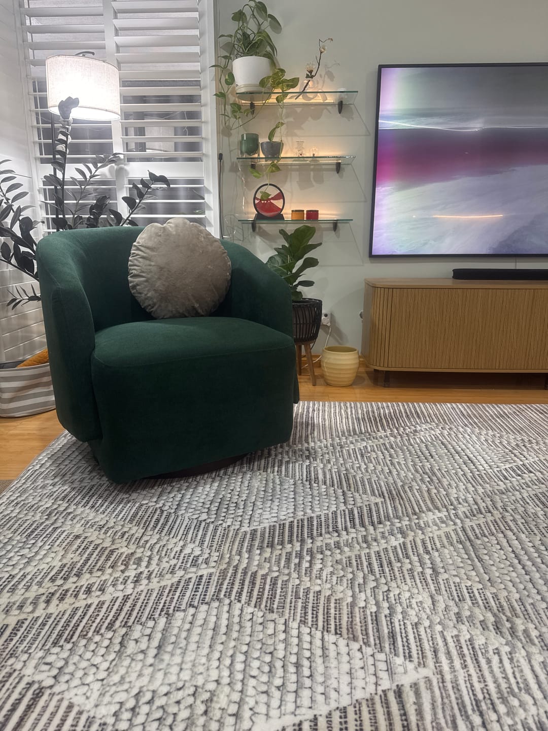 Customer photo review of The Mellow Mat v2® Designer Print | Desert Mosaic (Soft Touch Sensory Tatami Rug) PR14