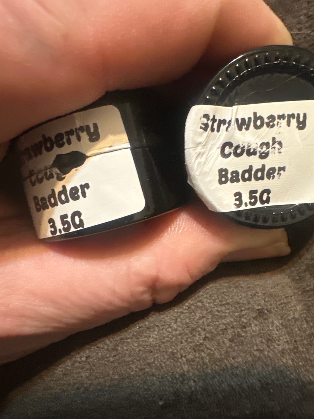 Customer photo review of Legendary Badder Strawberry Cough 3.5G (BOGO)