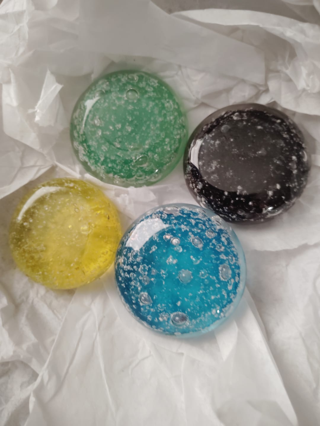 Customer photo review of Soul Stones with Infused Cremation Ashes