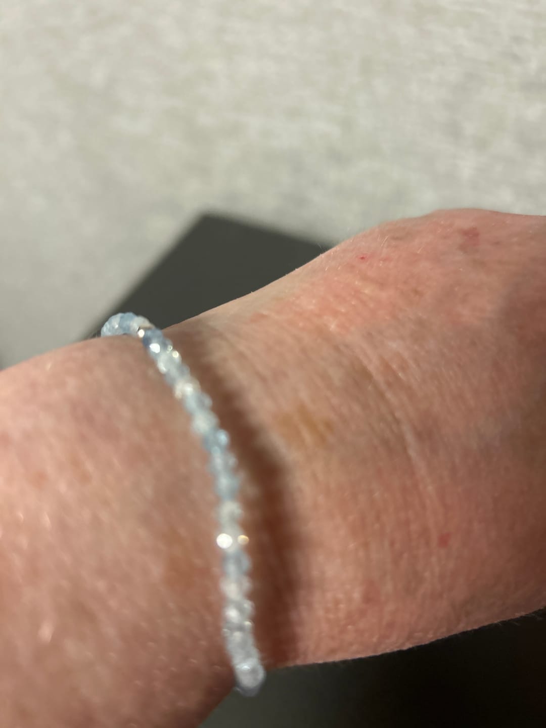 Customer photo review of Maris Aquamarin Armband