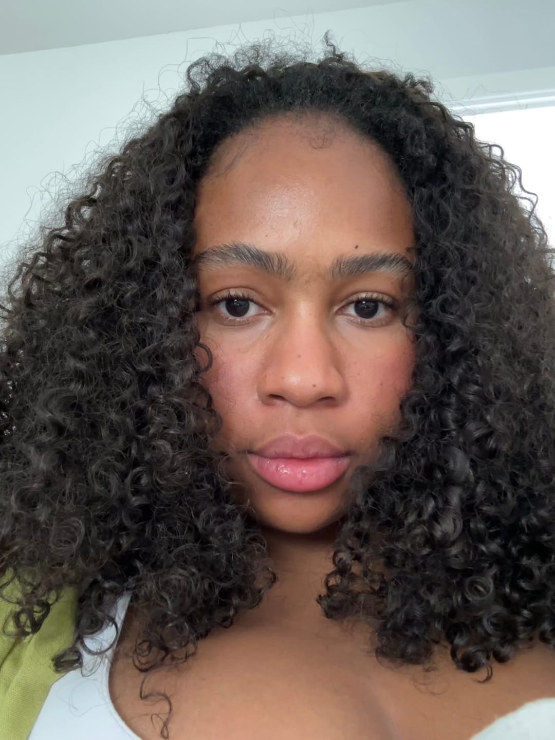 Customer photo review of Baby Curly Half wig PREORDER