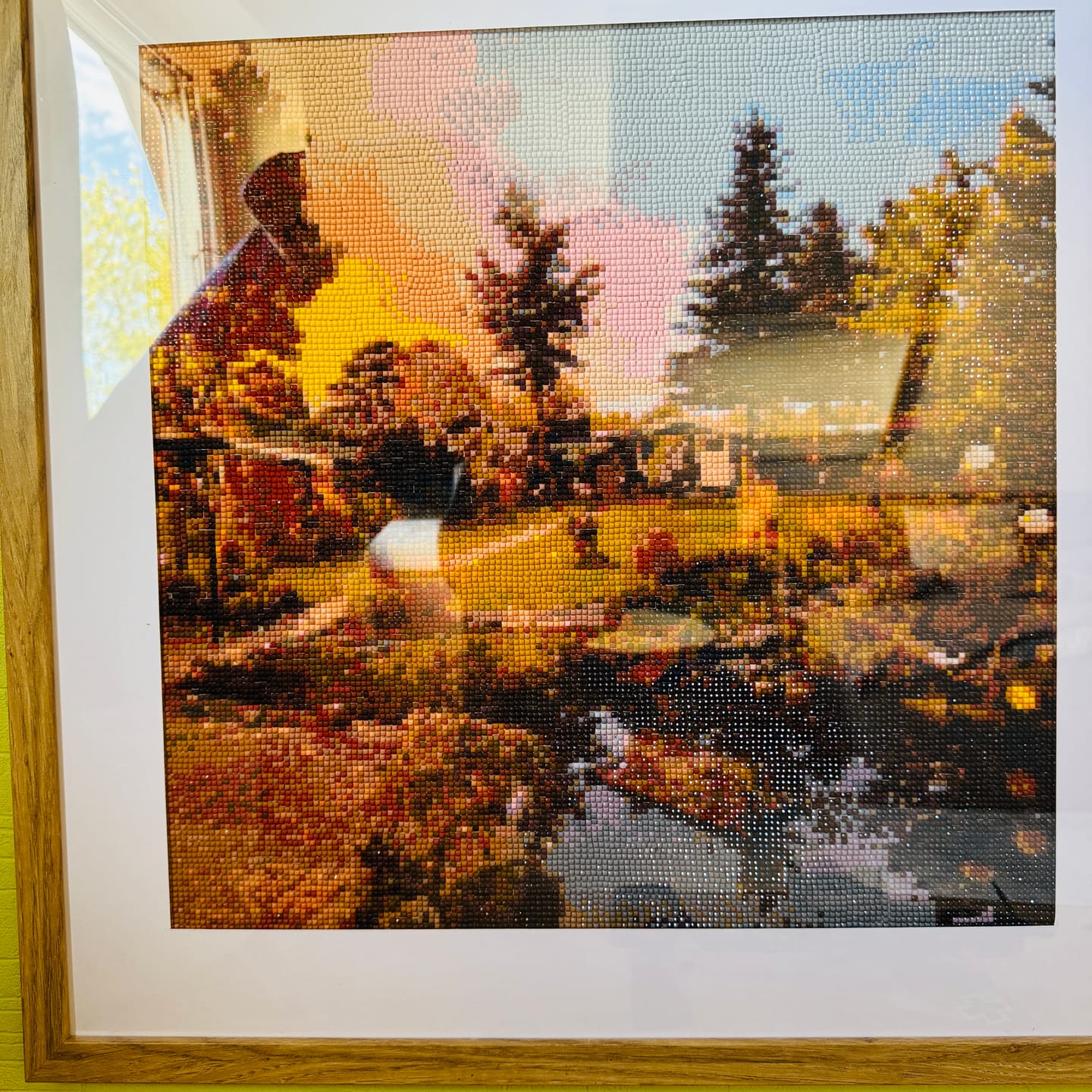 Customer photo review of Eigenes Foto Diamond Painting | Weihnachten