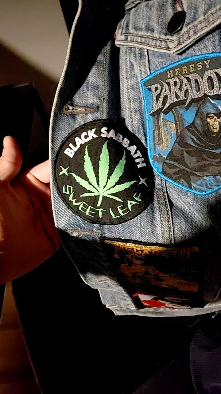 Customer photo review of Black Sabbath - Sweet Leaf - Patch