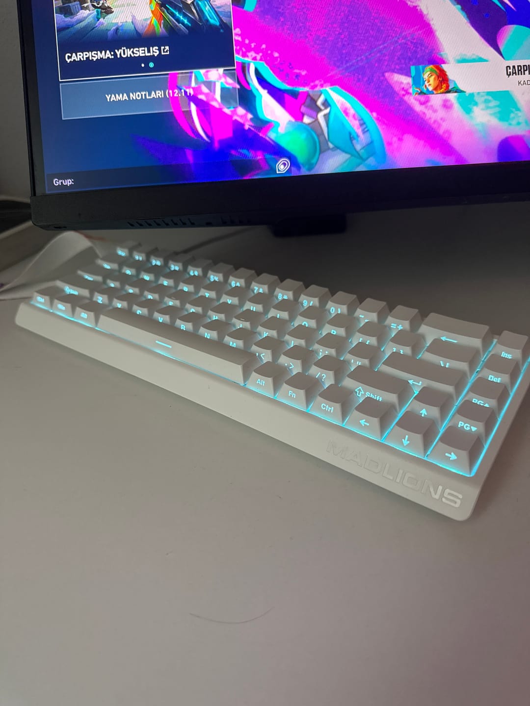 Customer photo review of FGG Madlions MAD60/68 Klavye (Manyetik Switch / HE)