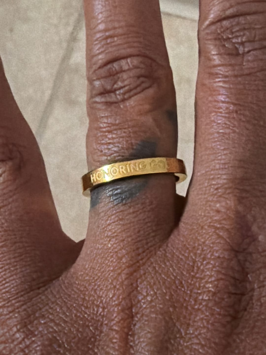 Customer photo review of A PROMISE WORTH KEEPING RING