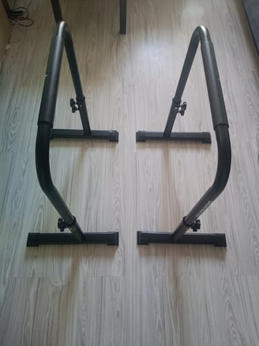 Customer photo review of Adjustable Dip Bars