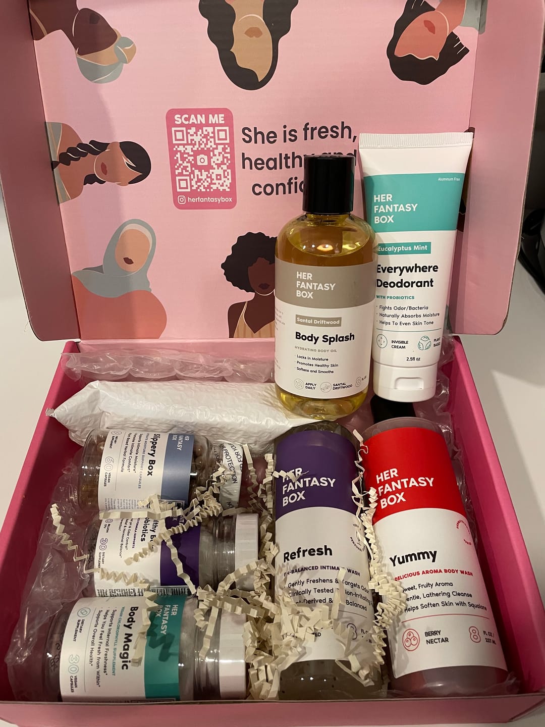 Customer photo review of Refresh Plant Based Intimate Body Wash for Women - pH Balancing