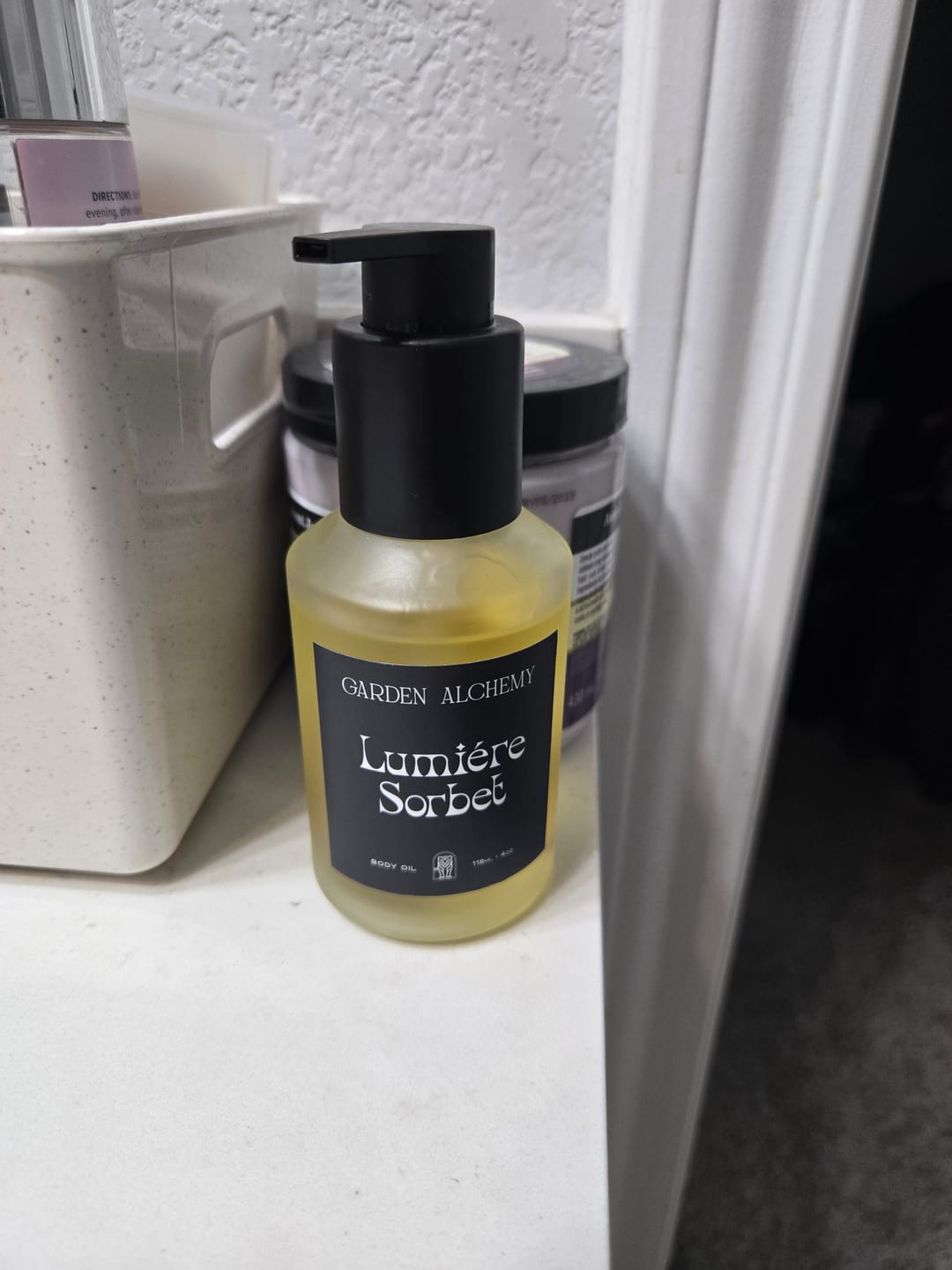 Customer photo review of LUMIERE SORBET BODY OIL
