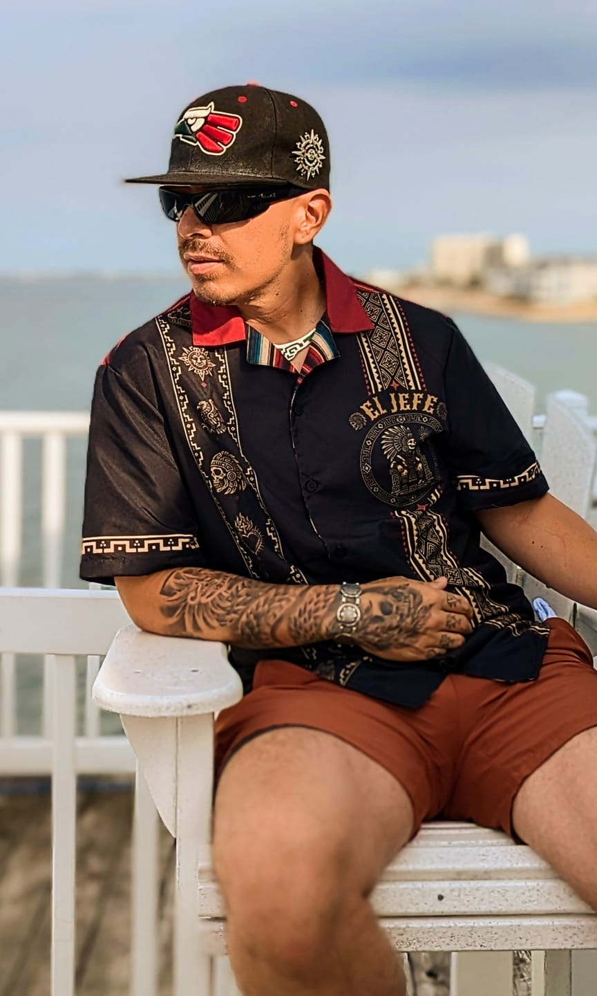 Customer photo review of El Jefe Azteca Guayabera