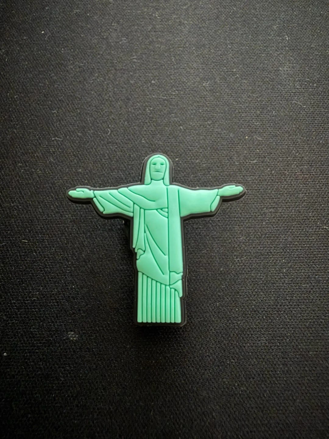 Customer photo review of 1pcs PVC Religious Jesus Clog Shoe Charms Holy Bible Shoe Decorations Pins for Woman Men Party Favor Gifts DIY Clips Accessories