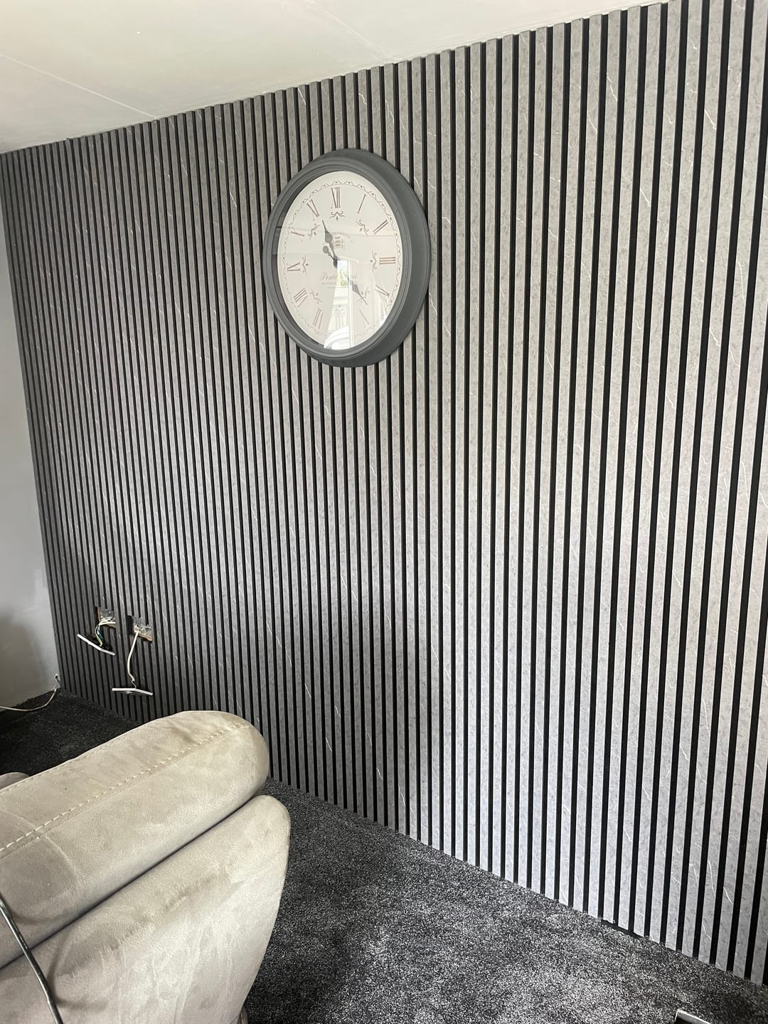Customer photo review of Premium Acoustic Marble Wall Panel (Multiple Colours)