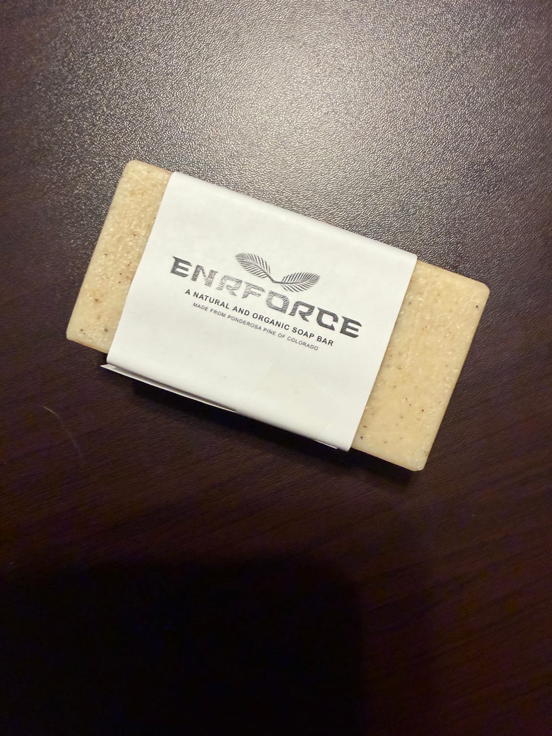 Customer photo review of Organic Pine Soap Bar
